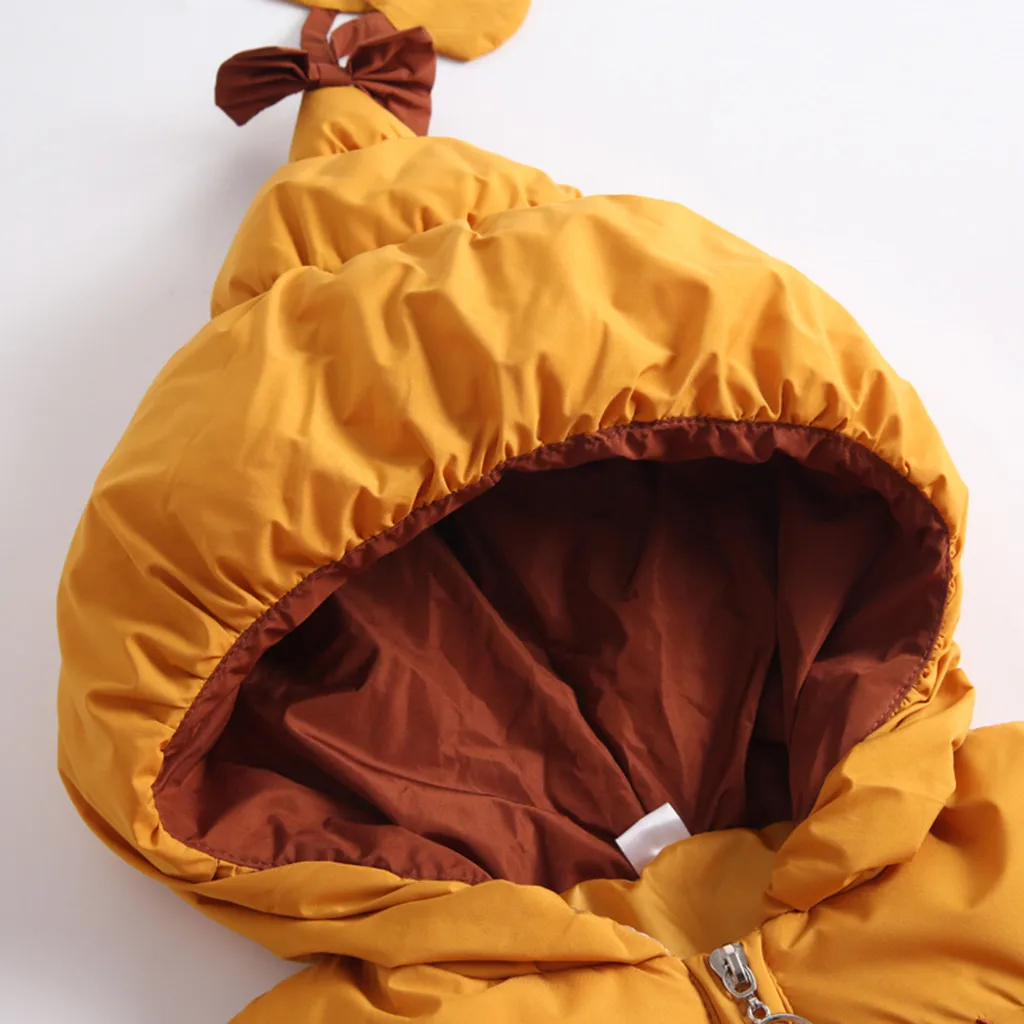 TELOTUNY для девочек детские зимние утепленные парки с капюшоном зимняя куртка