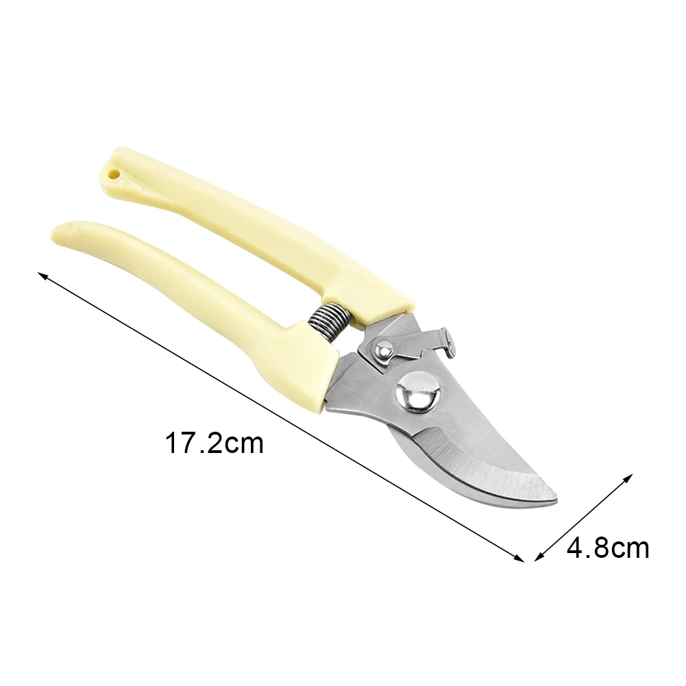 

1pc Pruner Stainless Steel Scissor Labor-saving Spring Pruning Shear Gardening Tools Garden Decoration Garden Accessories