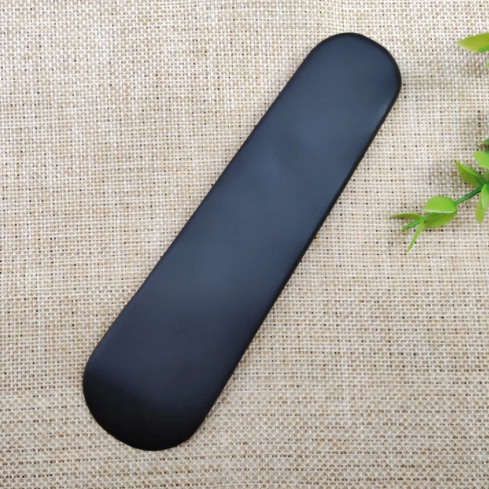 

1Pc Bianstone Scraping Board Energy Stone Guasha Scraping Body Massager (Black)