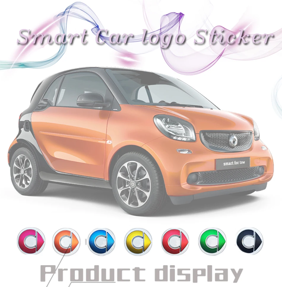 Smart 453 Fortwo Forfour Frot Автомобильная палочка для создания логотипа наклейка авто украшение автомобиля Логотип Автомобильные аксессуары наклейка для мотоцикла