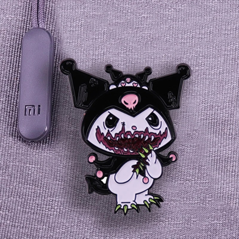 

Japanese Animation Demon Brooch Fantasy Magic Badge Movie Inspired Enamel Pin Fun Clothes Backpack Accessories Fashion Jewelry