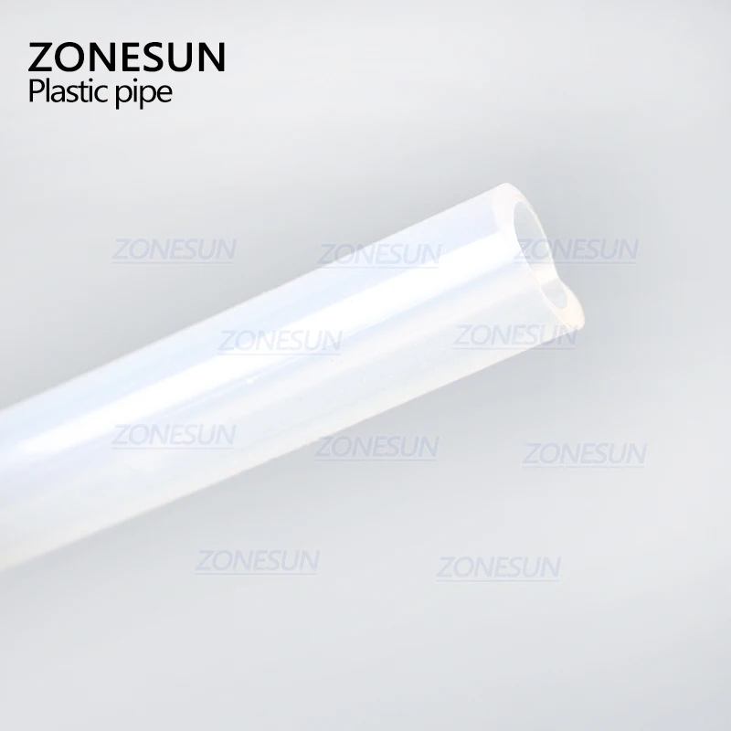ZONESUN длина 2 м внутренний диаметр 7 мм круглое соединение для труб для наполнения машины. Пластиковая труба для электрической разливочной машины