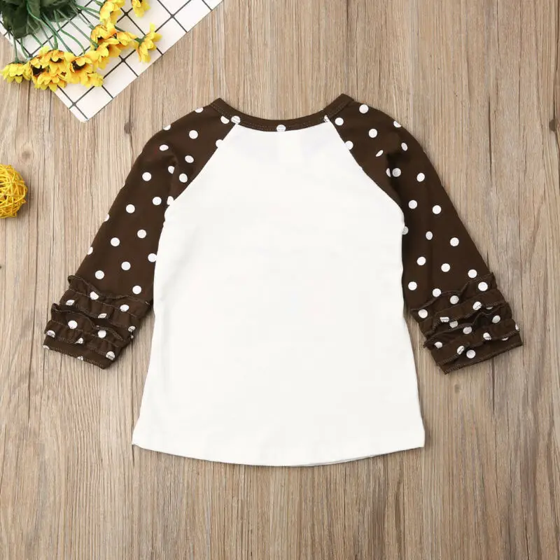 Осенняя повседневная детская футболка унисекс с длинным рукавом топ для малышей