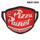 Pizza Planet с модным принтом смешной Pm2.5 многоразовый уход за кожей лица маска История игрушек, фильм Вуди с рисунком Базза Лайтера одежда для улицы; Анимация для пиццы место любитель пиццы