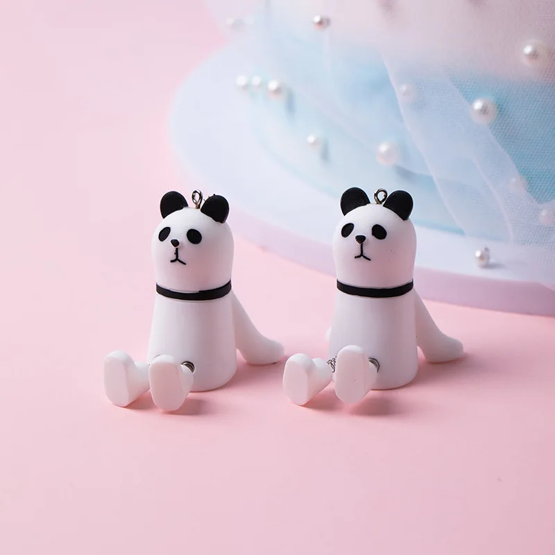 Мультяшная трясающая Панда Черный Белый медведь детский день рождения торт