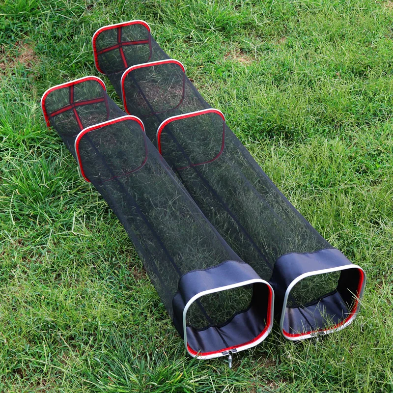 

Portable square mouth fishing net Fish guard Fishing accessories Thicken alloy Nano Mesh Fish protector Fishnet Storage