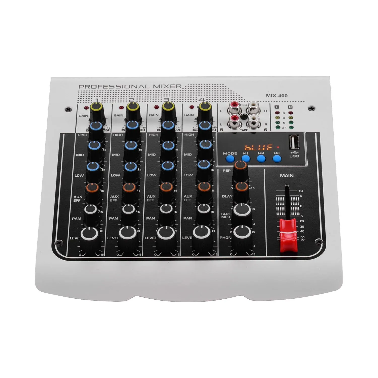 Микс-400 Беспроводная фотовспышка 6 каналов Live Studio мощный микшерный усилитель