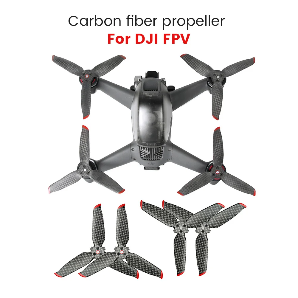 

Пропеллеры из углеродного волокна 5328S Для DJI FPV Combo Drone Quick Release сменный пропеллер Props Paddle Blade Drone Accessories