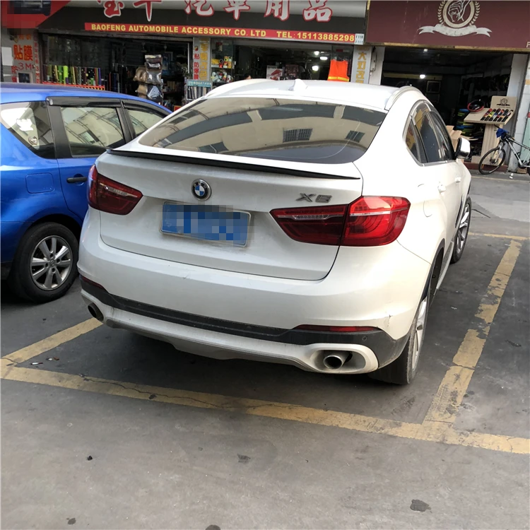 Спойлер для F16 X6 2015-2017 BMW series спойлер из АБС-пластика Автомобильный задний цветной