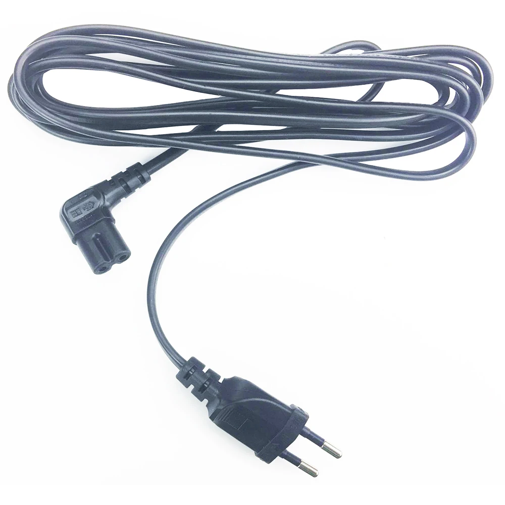 3 м 5 под углом ЕС Мощность кабель 2 контактный штырек Питание Шнур AC Розетка для