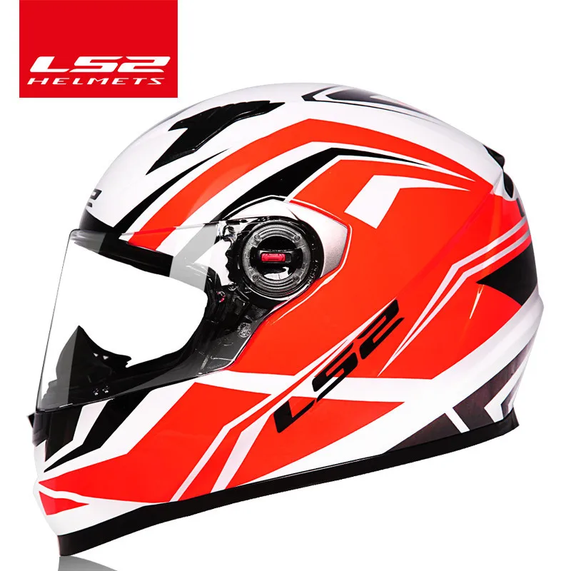 LS2 global store LS2 FF358 Полнолицевой мотоциклетный шлем, мотоциклетный шлем для кросс-гонок, Сертификация ECE, Мужской и Женский шлем casco moto casque - Цвет: red Login