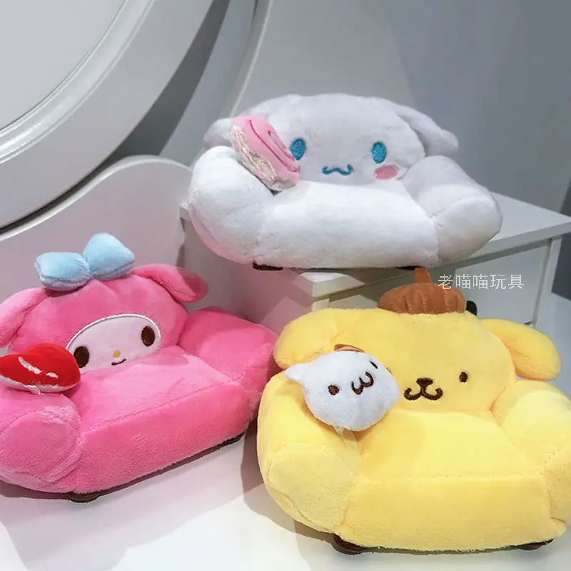 

Hello Kitty Creative Sofa Doll Shape Cinnamon Dog Melody Plush Doll Bed Decoration Desktop Decoration Girl Birthday Gift