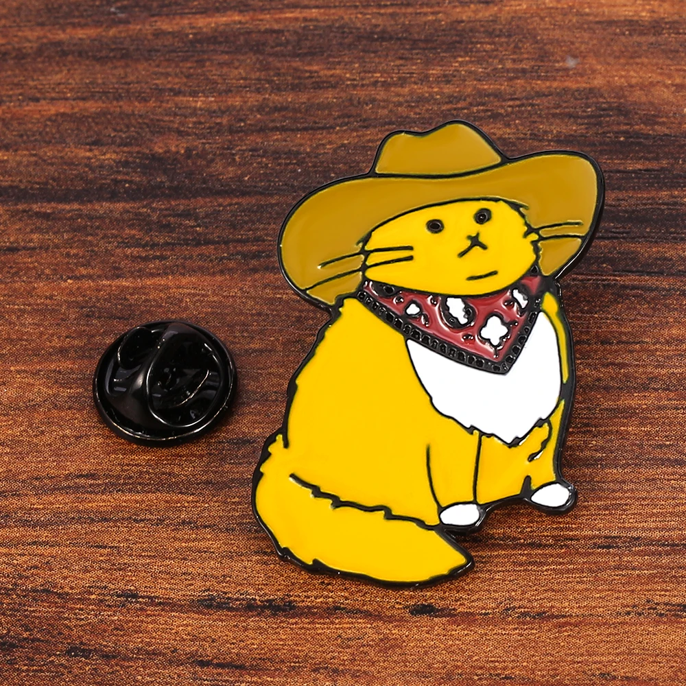 Ковбойские ботинки в стиле вестерна Кошка эмалевая брошь стильная футболка с