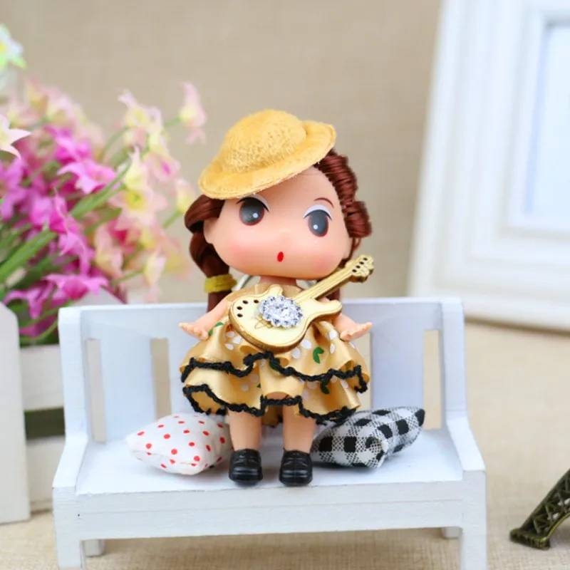 Цепочка для ключей с подвеской детей креативная кукла принцессы невесты гитары