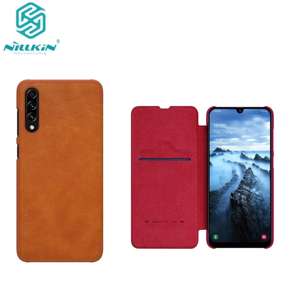 

Чехол-книжка Nillkin для Samsung Galaxy A70s, из искусственной кожи