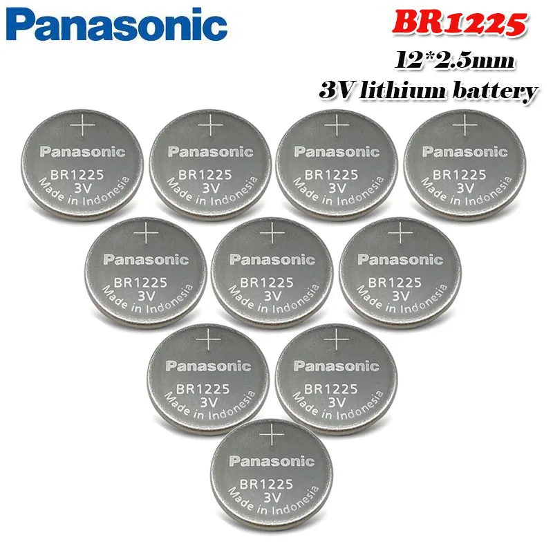 10 шт. Panasonic BR1225 1225 3 в литиевые батареи для пульта дистанционного управления