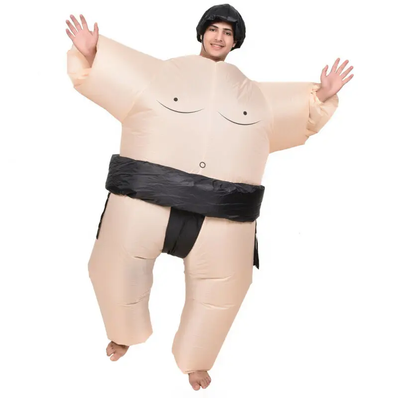 Забавные надувные борцовские костюмы сумо костюм на Хэллоуин для взрослых и