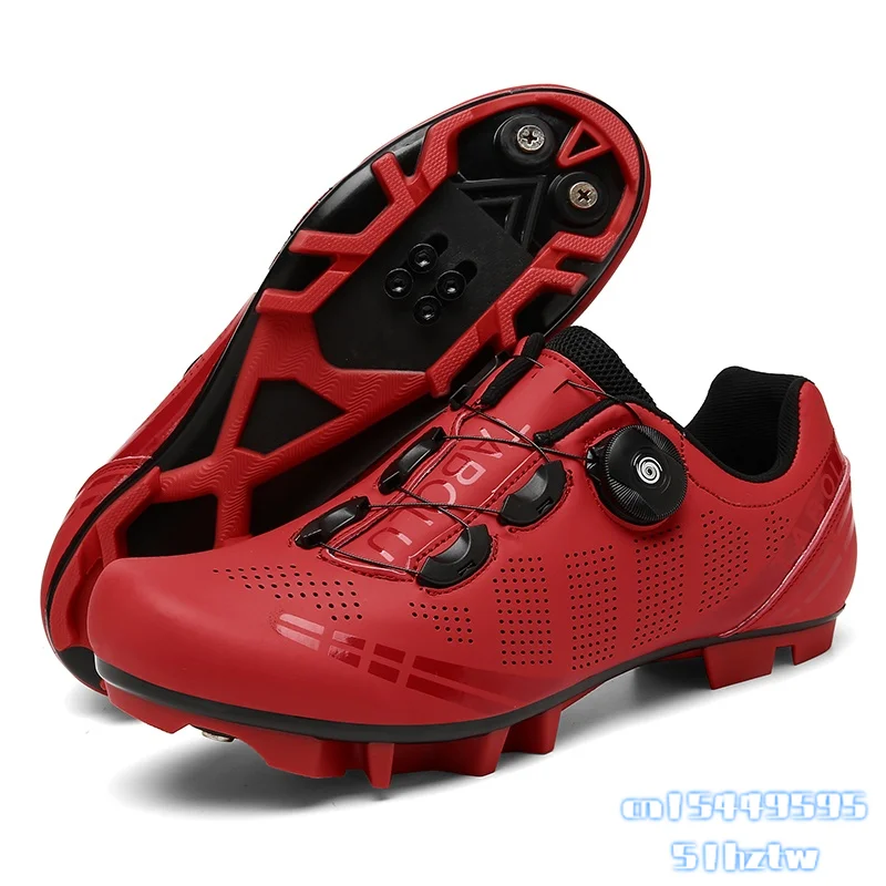 

2021 Cycling MTB Shoes Men Sports Route Cleat Road Bike Speed Flat Sneaker Racing Women Bicycle Mountain Spd Biking Footwear
