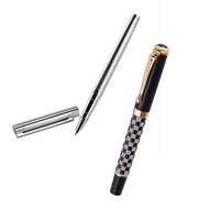 jinhao 1pcs 126 hooded nib fountain pensilver 1pcs 500 iridium gold pen fountain pen pen tip 0 5mmblack white