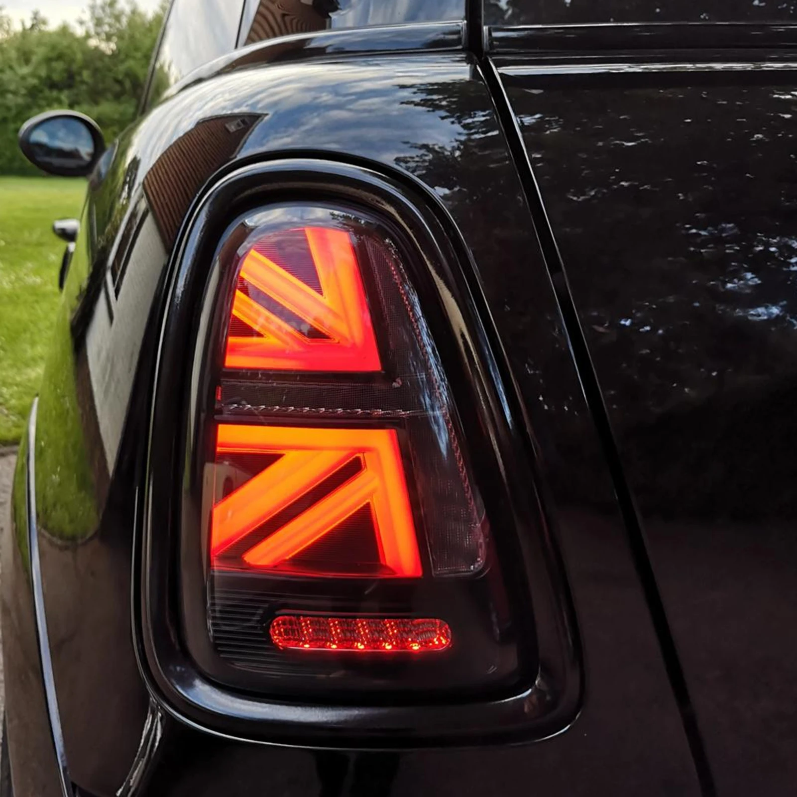 Полный светодиодный задний фонарь VLAND JCW Union Jack красные линзы подходит для Mini Cooper