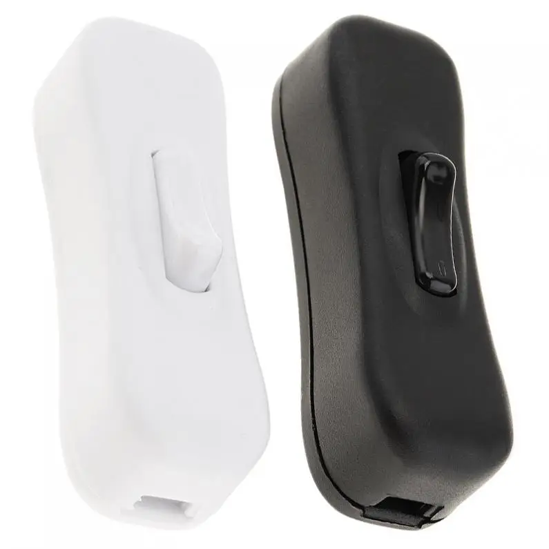 Белый/черный переключатель 304 с направляющей кнопкой клавишный настольная лампа