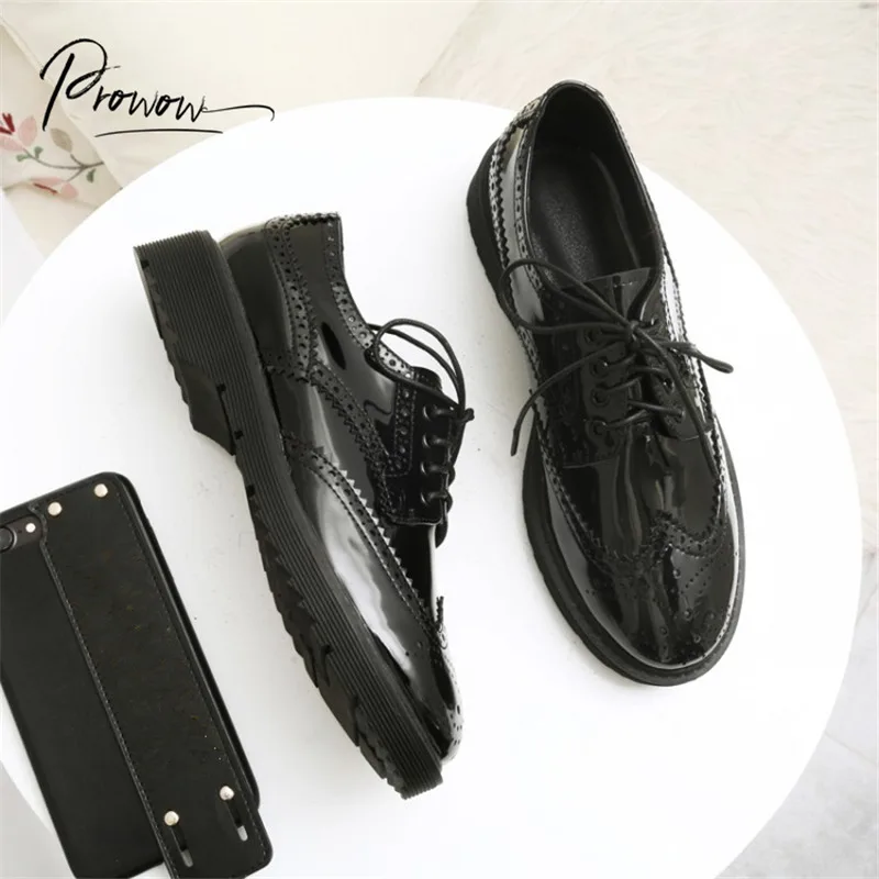 

Prowow New Fashion Style Spring Summer Women Flats Shoes Black Round Toe Cross Tied Women Casual Comfortable Flat Shoes Woman