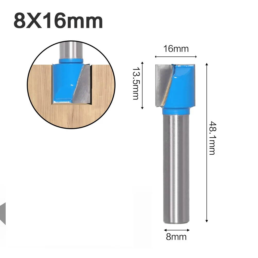 

4pcs Router Bit Cleaning Bottom Engraving Solid 10/15/22/30mm Woodworking