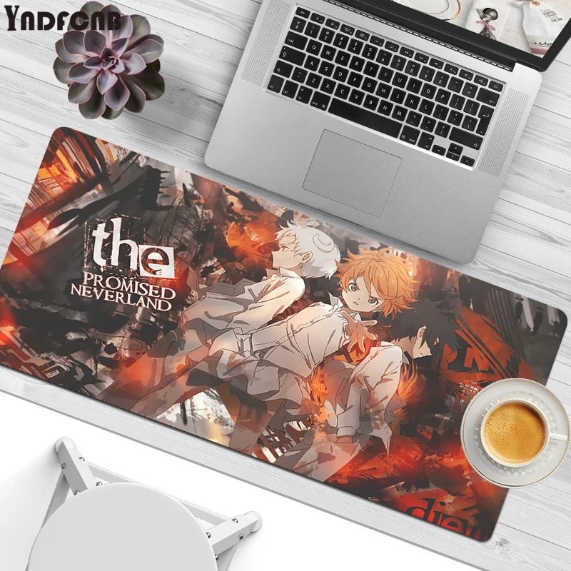 

YNDFCNB The Promised Neverland Beautiful Gaming Player desk laptop Mouse Mat Size for Cs Go LOL Game Player PC Computer Laptop