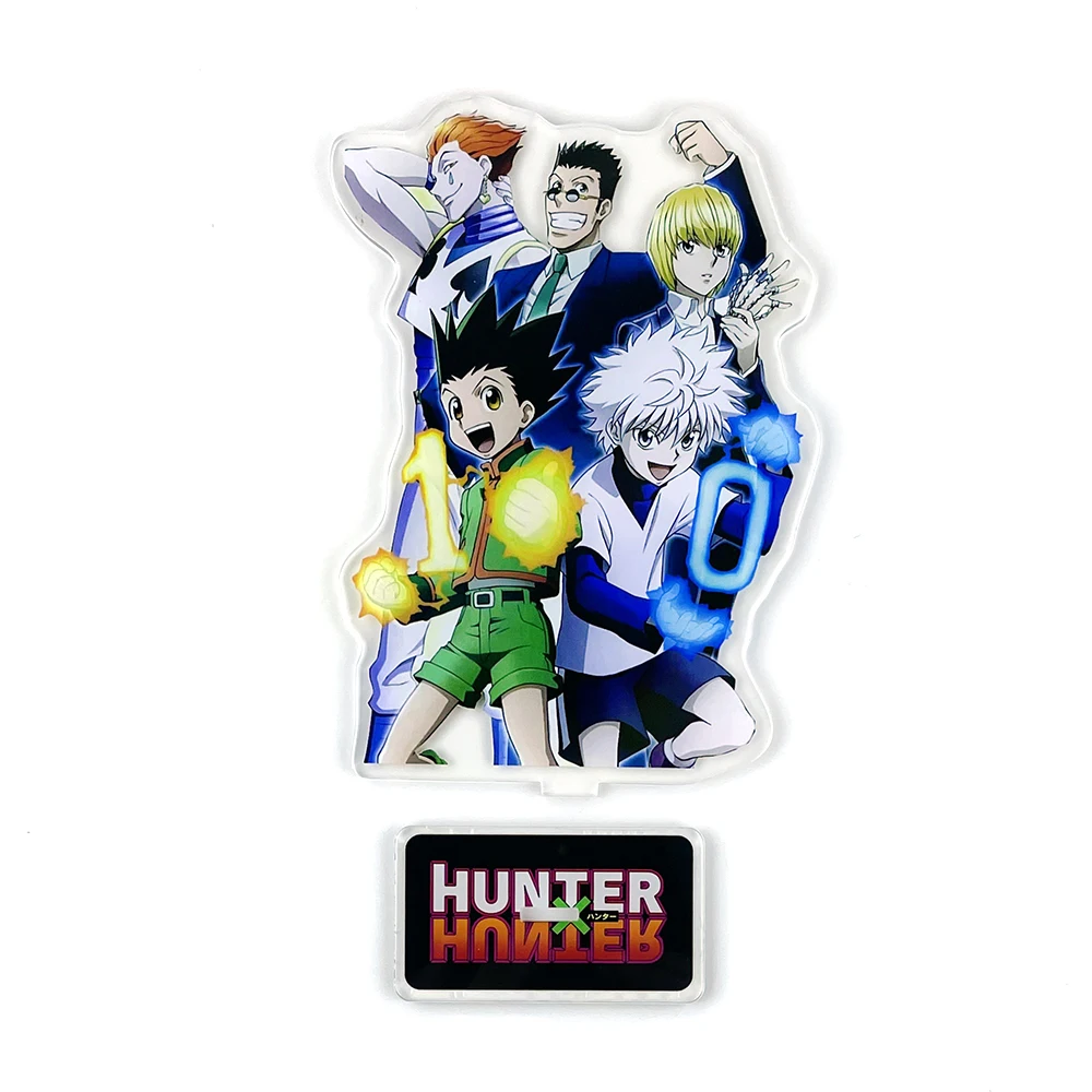 

HUNTER x HUNTER Hisoka Gon Killua Kurapika Leorio acrylic standee figurines desk decoration cake topper anime