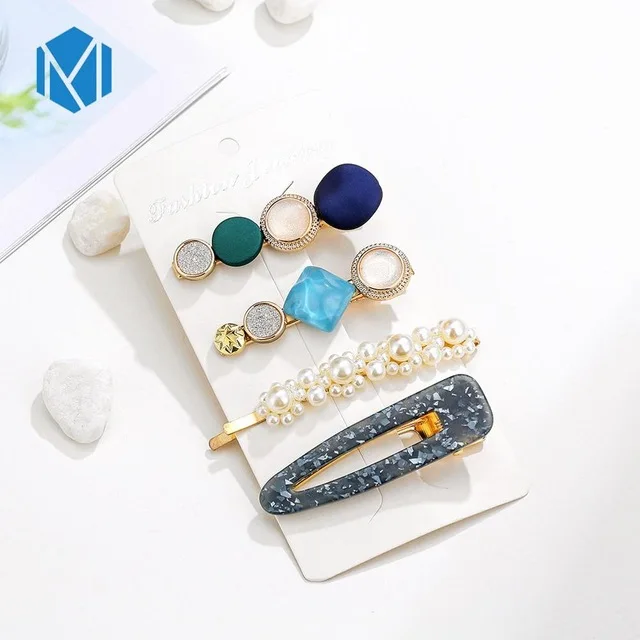 M MISM INS Круглый корейский Кристалл Сплав заколки для волос Макарон цвет заколки BB шпильки Заколки для женщин обувь девочек аксессуары для волос