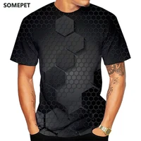 popular summer t shirt geometric model male character creative t shirt casual sports shirt interesting oversize t sh