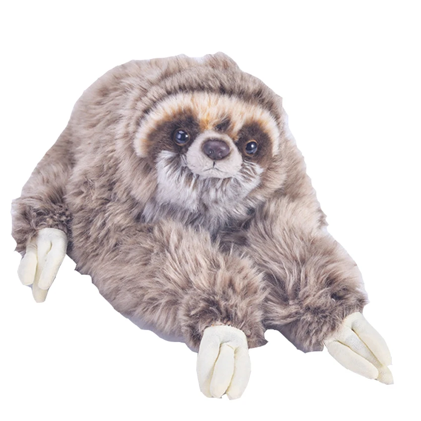 Cute Animal Ultra-soft Fluff Doll Children Plush Toy Simulation Sloth Kid Stuffed Gift
