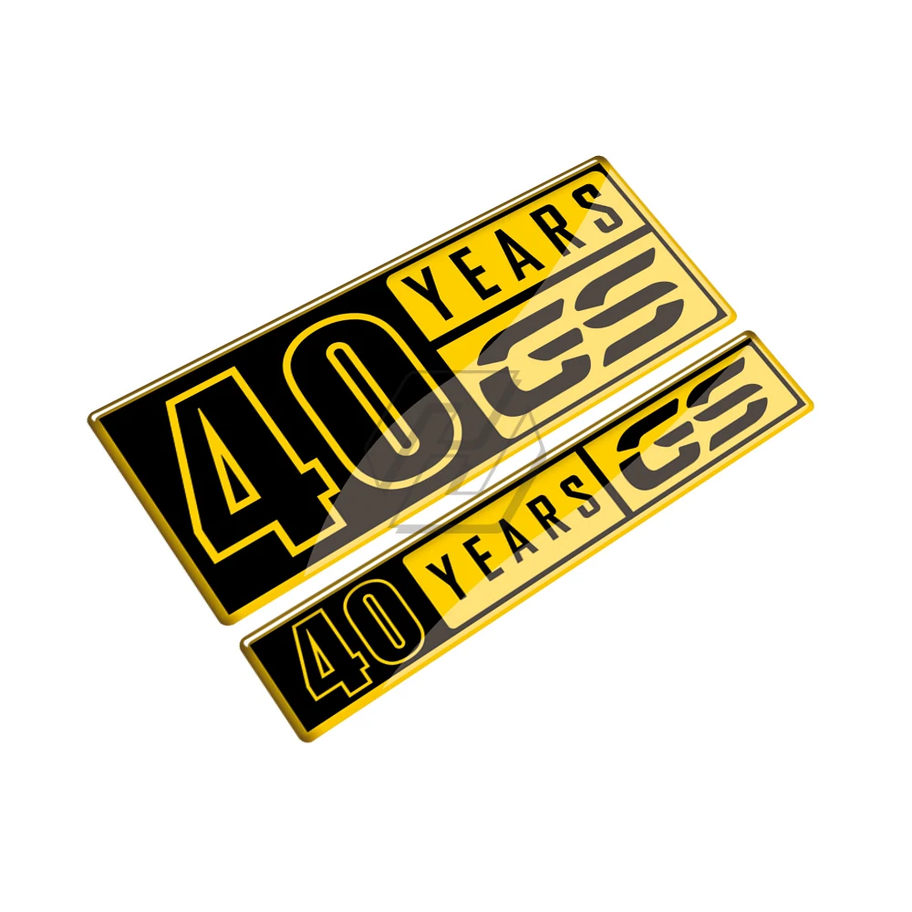 

3D Resin Motorcycle Tank Pad 40 Years Sticker Case for BMW F700GS F800GS F850GS G310GS F650GS R1200GS R1250GS Decals
