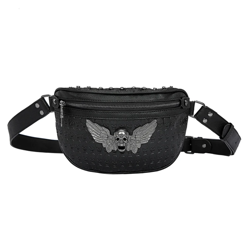 Поясная Сумка унисекс с заклепками Роскошный кошелек на талию для женщин бананка