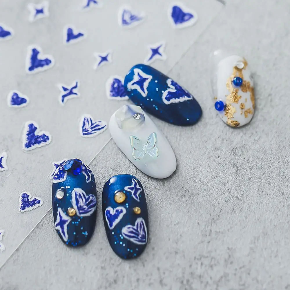 

Self Adhesive Shells Manicure Accessories DIY Nail Art Decorations Ocean Nail Decals 5D Carved Nail Sticker