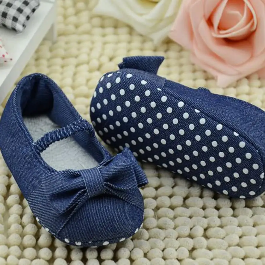 

Copodenieve Kids Shoes For Girl Baby Bowknot Denim Toddler Princess First Walkers Girls Kid Shoes Tipsietoes