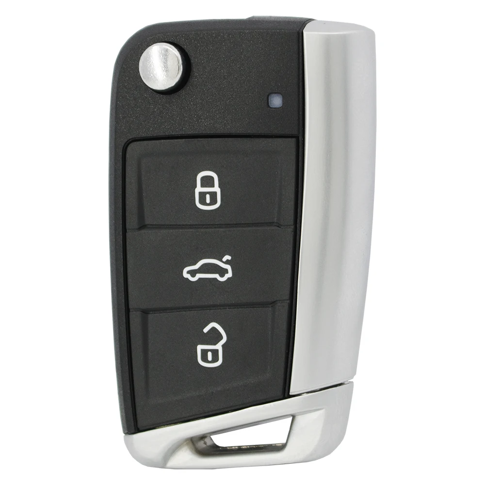 Запасной чехол WhatsKey для VW Golf 7 4 5 Passat b5 b6 polo Touran сиденье Jetta Skoda складной с 3 кнопками