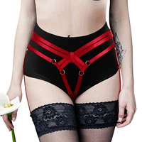 bondage punk accessories harness fashion womens underwear triangle shorts sword belt garters stocking erotic lingerie