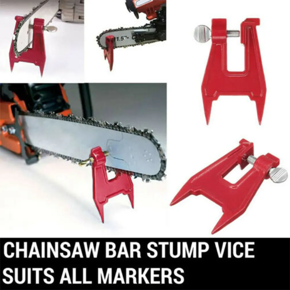 Stump Vise Saw Chain Sharpening Filing Tool Bar Clamp Chainsaw Accessories Professional Holder | Инструменты