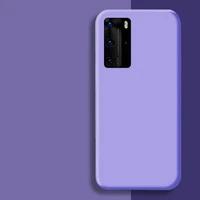 original liquid silicone phone case for p30 p20 p40 mate 20 30 lite pro p smart 2019 luxury soft protector cover