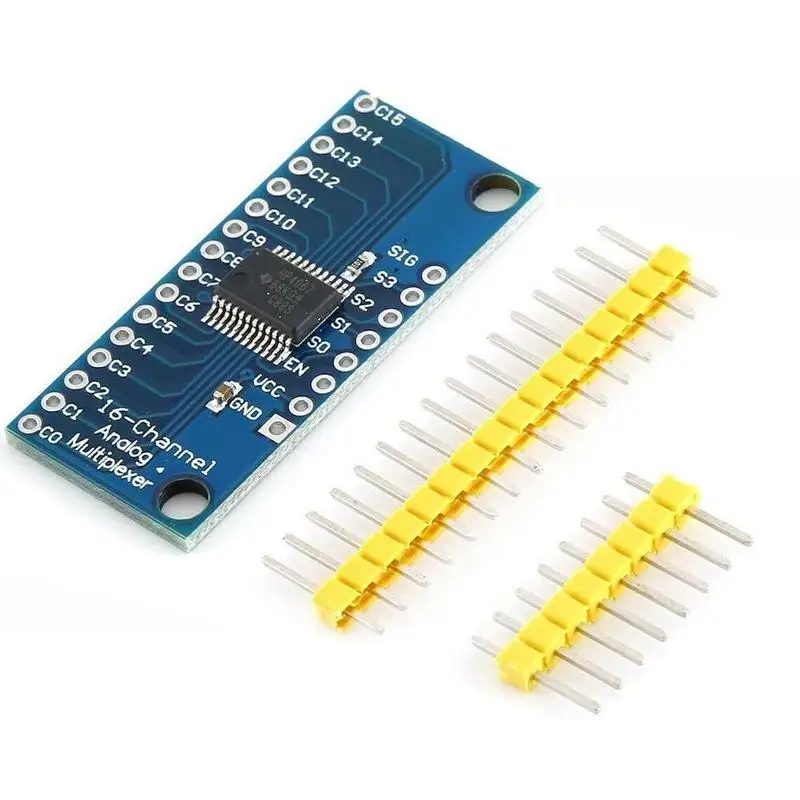

The Model Is CD74HC4067 High-speed CMOS 16-channel Multiplexer Analog R1K7