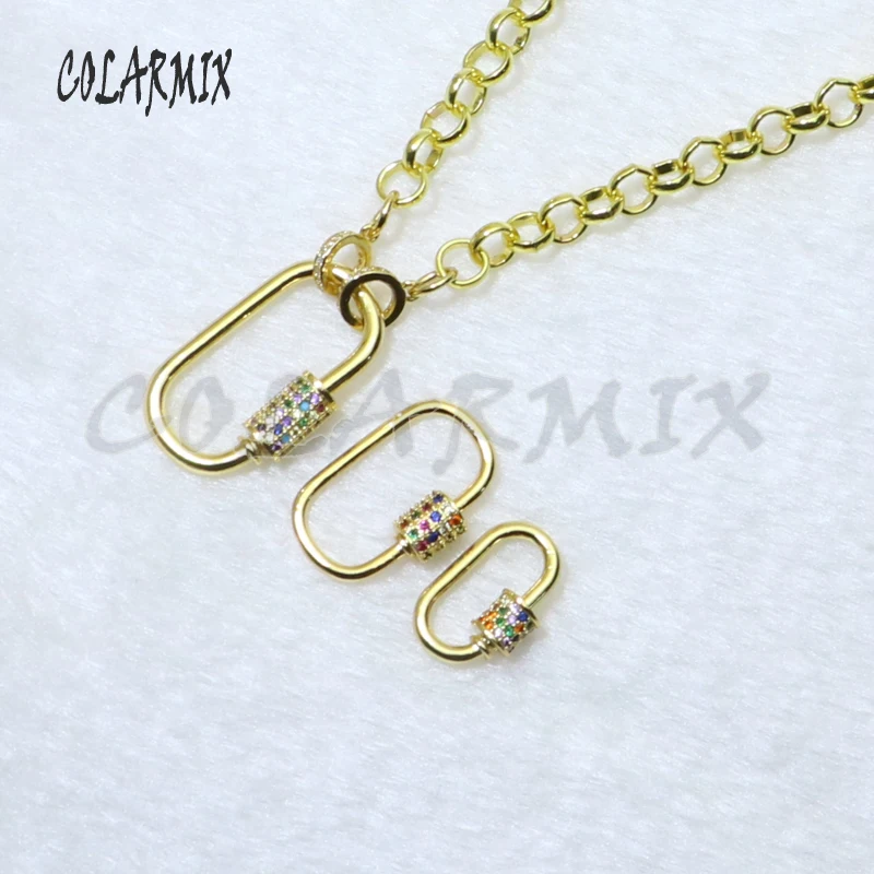 Пряжка прямоугольная разноцветная с цирконом 6 шт. | Украшения и аксессуары