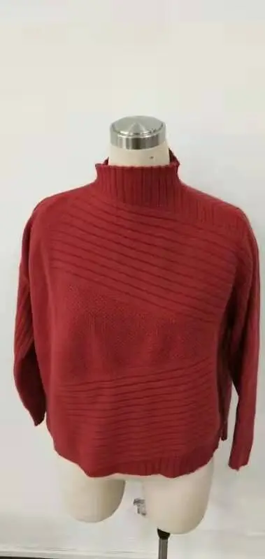 Норковые толстые обычные пуловеры, полный Топ, ограниченная серия, Blusas De Inverno Feminina, женские свитера и очаровательный свитер-накидка - Цвет: Красный
