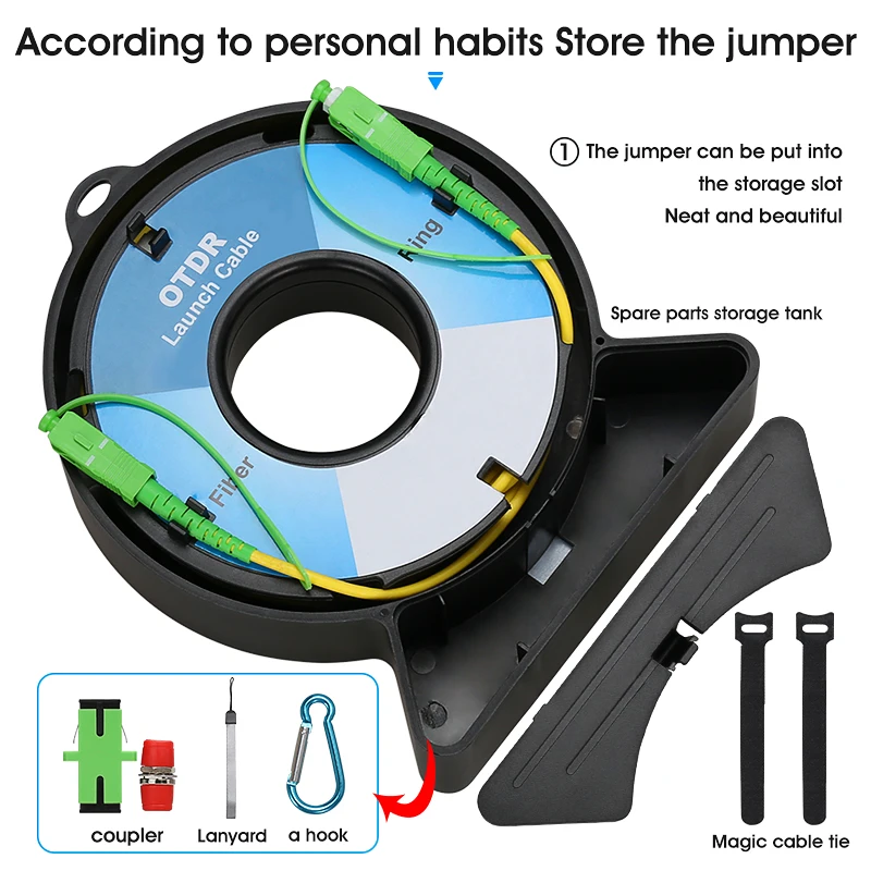 Волоконно-оптический кабель OTDR Launch Box SC/FC/ST/LC-APC/UPC уничтожитель мертвых зон