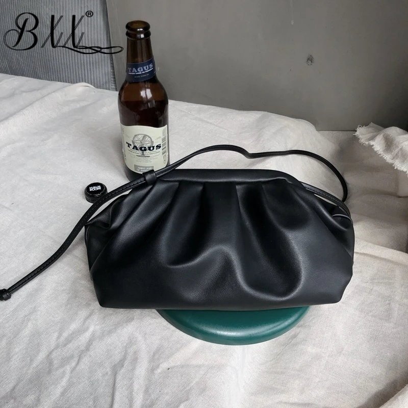 BXX Sac/ модные осенне-зимние роскошные женские сумки дизайнерские облака пакет сплошной цвет сумка ZE729