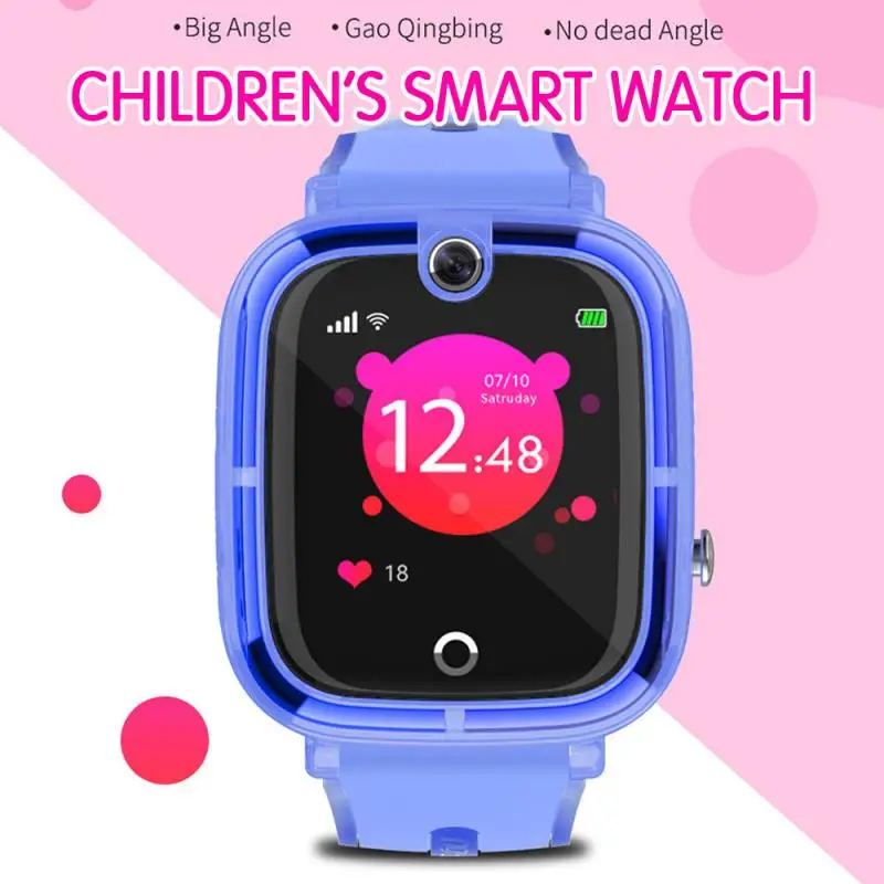 

Smartwatch For Kids WiFi+LBS+SOS Call Location Monitor With Camera SIM Card Photo Waterproof Anti-loss Smart Wristwatch Gift