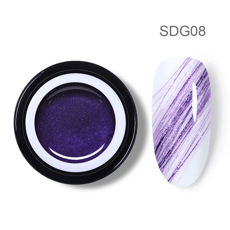 BP-SDG08 BORN PRETTY, 5 мл, гель для рисования ногтей, лак, краска для ногтей, лак для ногтей, толстая упругая краска, УФ-гель, впитывающий паучий гель - Цвет: BP-SDG08