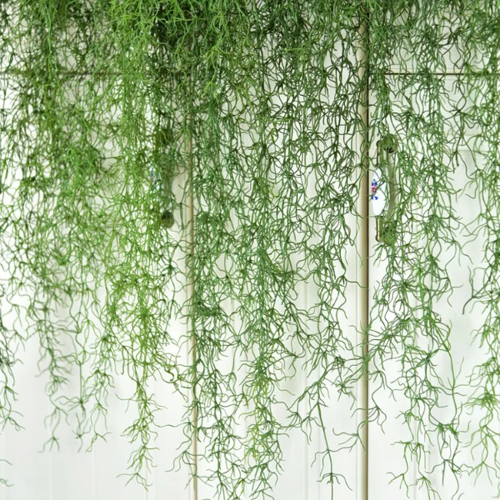 Искусственный цветок веревка из жемчуга плетеная стена висит суккуленты