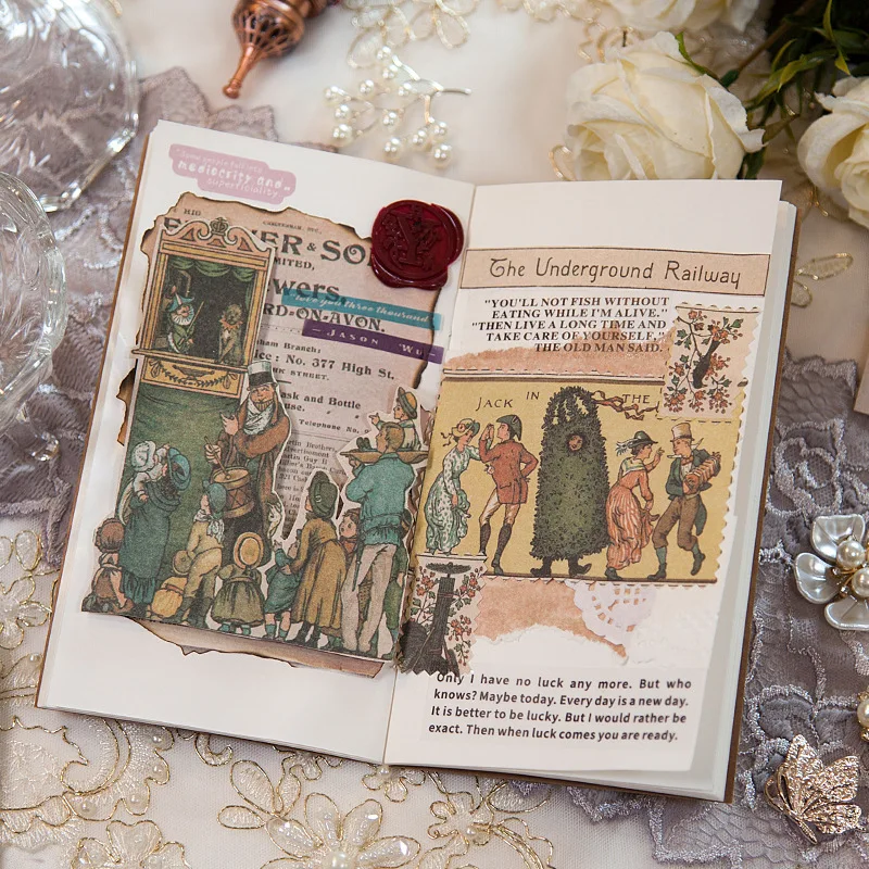 20 компл./лот блокноты липкие заметки Ретро средневековая серия Дневник