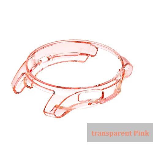 transparent Pink Gear S3 frontier для samsung Galaxy Watch 46 мм 42 мм чехол на ремешке Мягкий ТПУ покрытие все вокруг защитная оболочка рамка аксессуар - Band Color: transparent Pink